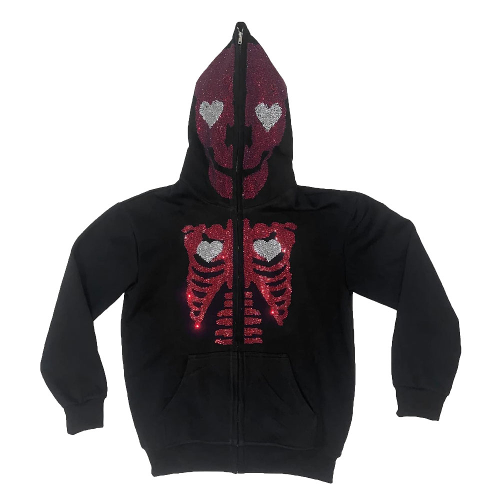 Premium Quality Men Rhinestone Hoodies Latest Style Affordable Rate Hot Selling Men Rhinestone Hoodies With Custom Logo/Colors
