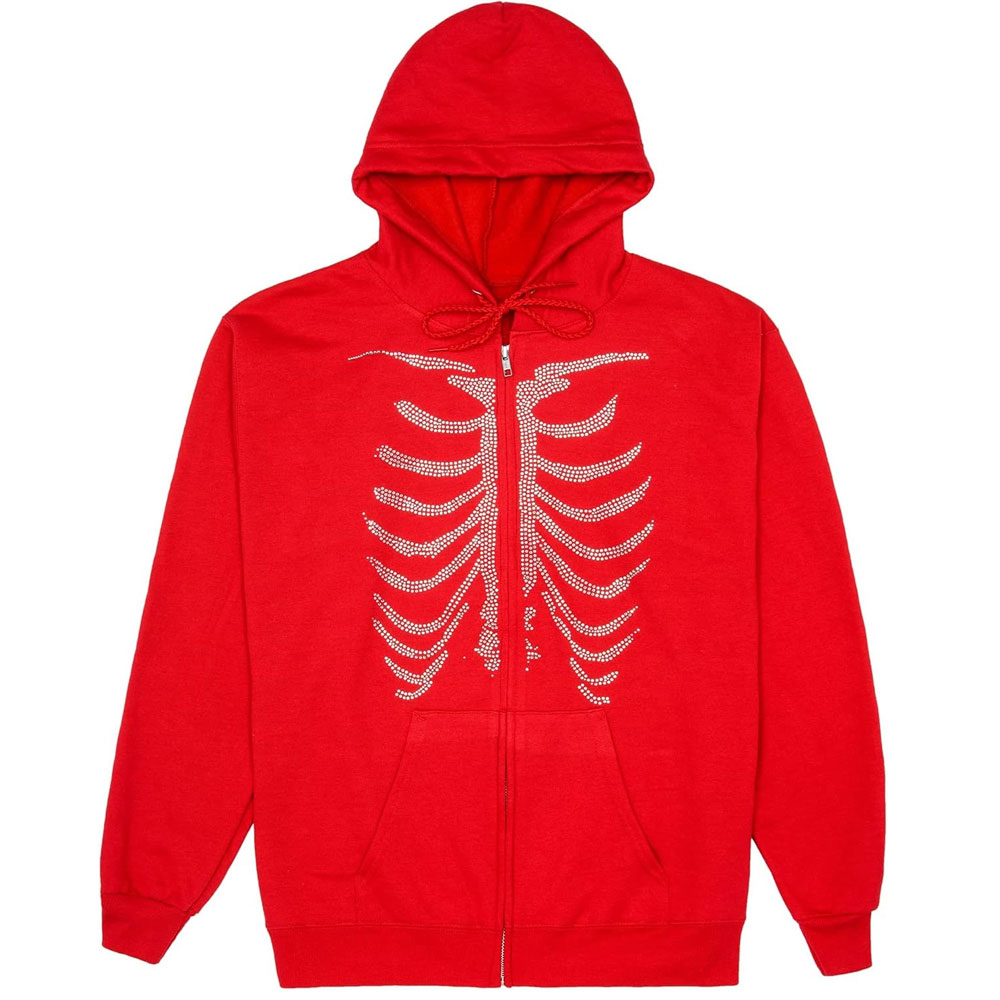 Easy Wash Durable Material Men Rhinestone Hoodies Breathable Comfortable Anti Wrinkle Casual Wear Men Rhinestone Hoodies
