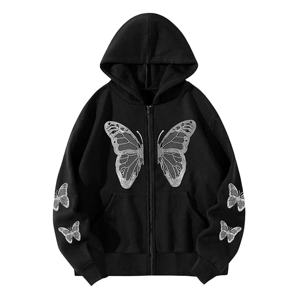 New Fashion Men Rhinestone Hoodies Durable Fabric Lightweight Hot Selling Top Trending Reasonable Price Men Rhinestone Hoodies