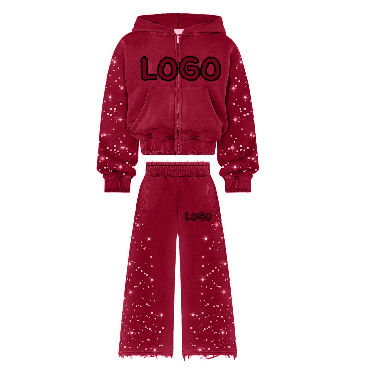 Fully Customized Men Flared Tracksuit Perfect Styling Reasonable Rate Unique Designs Men Flared Tracksuit With Light weight