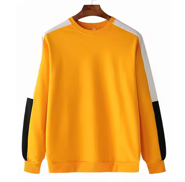 Custom made men Sweatshirt anti wrinkle hot selling casual wear top trending cotton blended reasonable price Men Sweatshirt