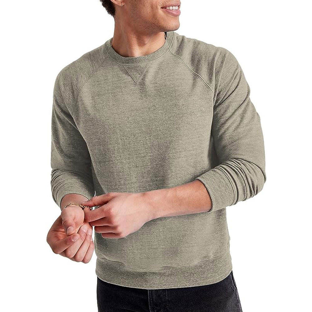 Custom logo/colors man Sweatshirt Long Sleeve Crew Neck cotton blended breathable comfortable premium quality man Sweatshirt