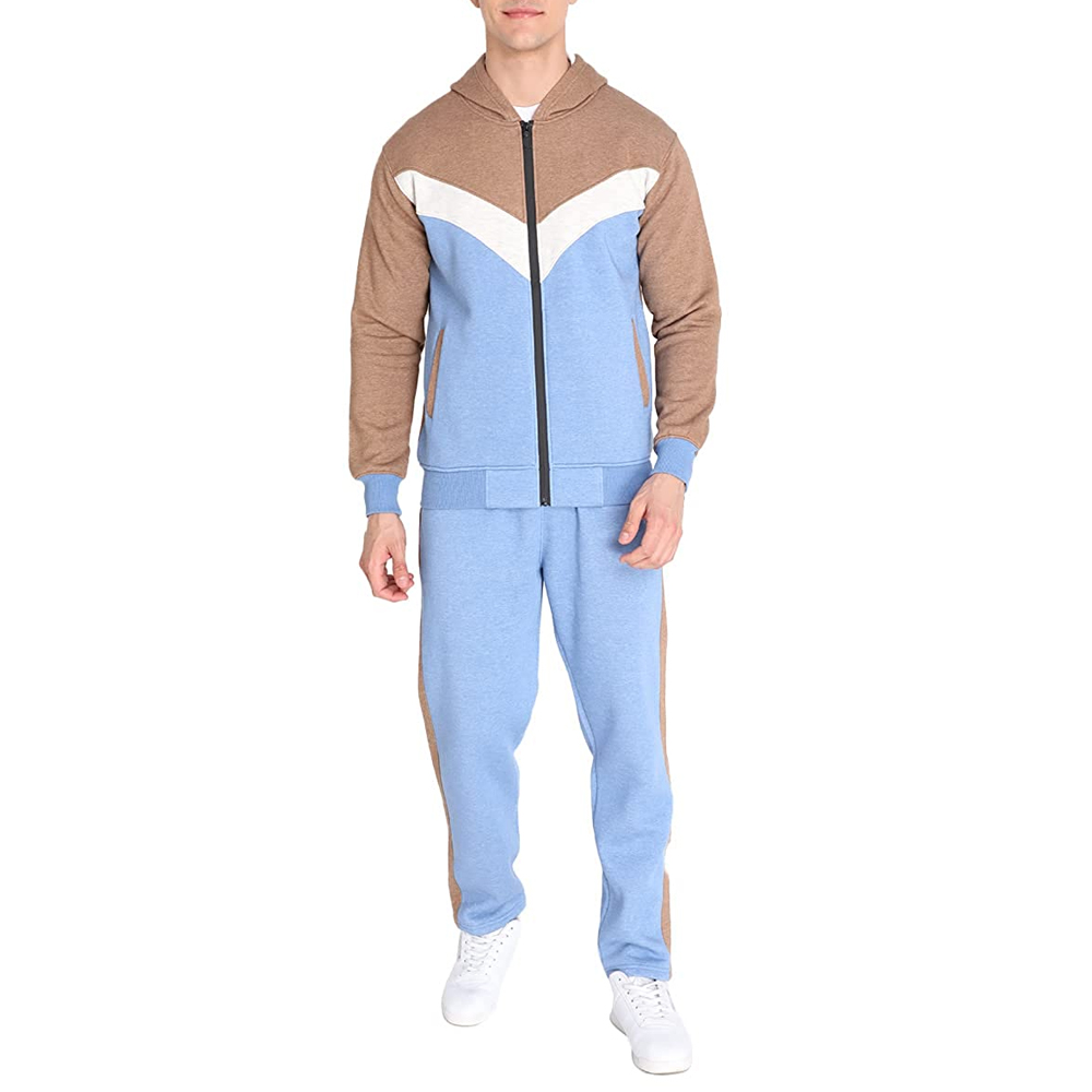 New Custom Men's High Quality Tracksuit Set Casual Design 2 Piece Hoodies and Sweatpants Set for Winter Durable Fabric Tracksuit