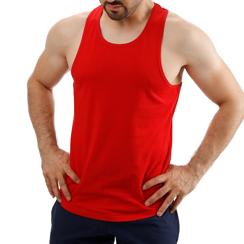 Custom logo/colors Man Tank Top Stitched Personalized Casual Wear Anti Wrinkle Breathable Comfortable Man Tank Top For Adults