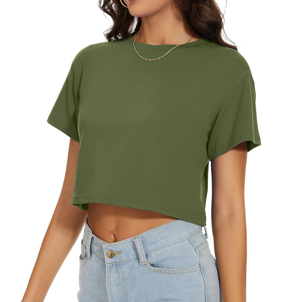 Oem Wholesale Rate Women Crop Top Breathable Comfortable Casual Wear Premium Quality Cheap Price Women Crop Top for Adults