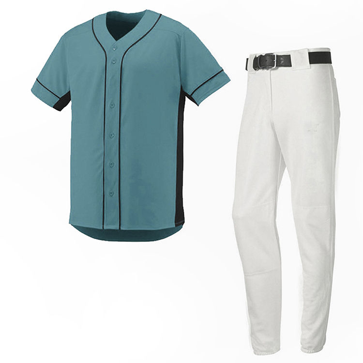 Breathable hot selling Men Baseball jersey Uniform fully customized comfortable anti wrinkle Baseball uniform with durable stuff