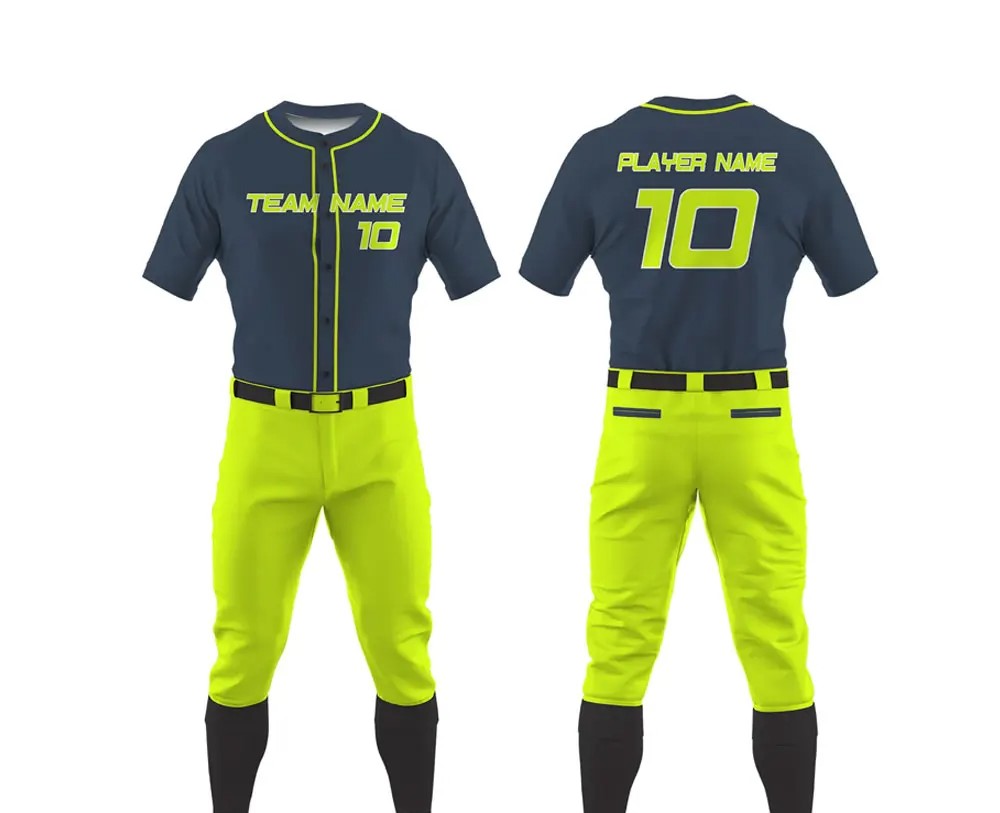 Cheap Rate Men Baseball Jersey Uniform Breathable Custom Made Hot Sale Comfortable Top Trending Active Wear Baseball Uniform