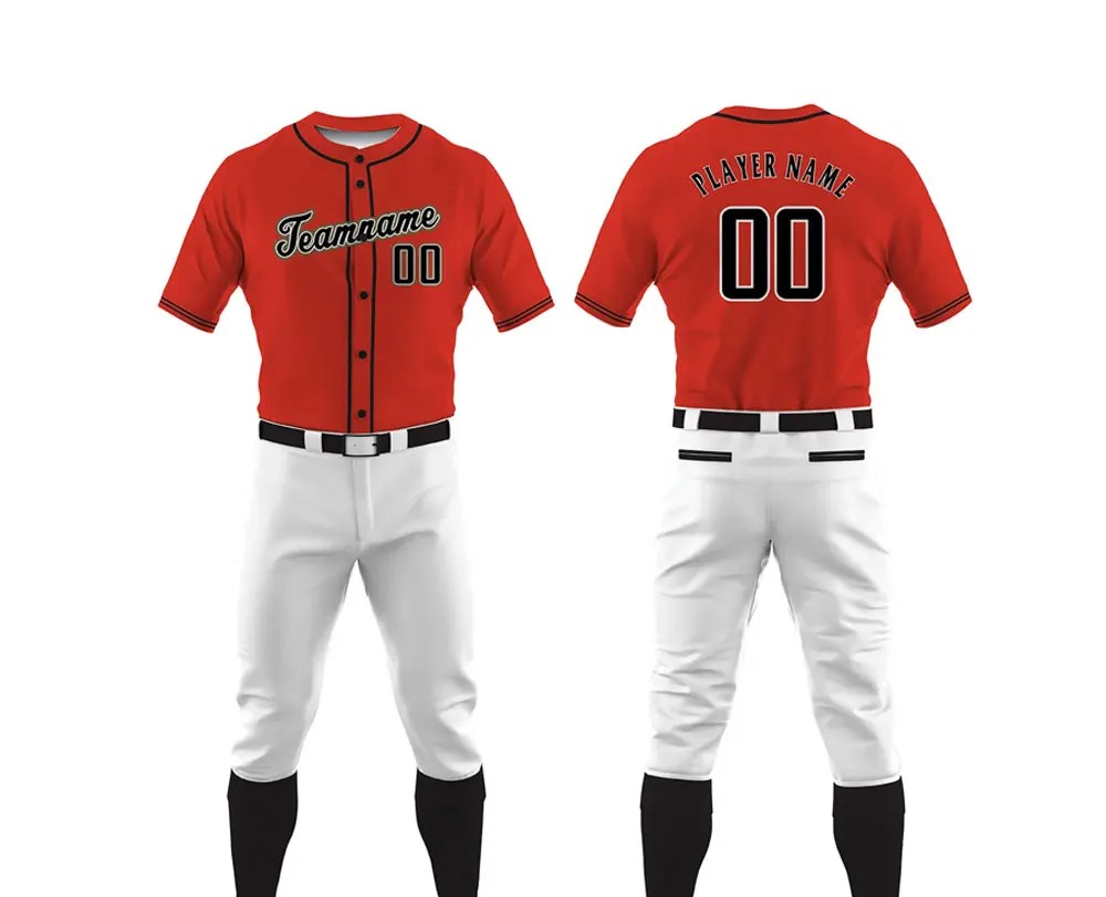 Adjustable price Baseball Uniform fully customized premium quality durable stuff Baseball jersey Uniform with high quality