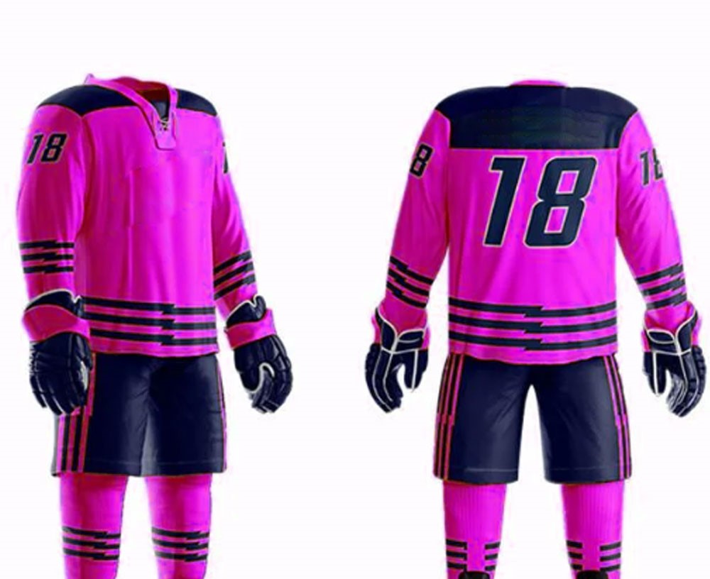 Stylish Design Men Ice Hockey Uniform Lightweight Hot Sale Anti Wrinkle Comfortable Men Ice Hockey Uniform With Premium Quality