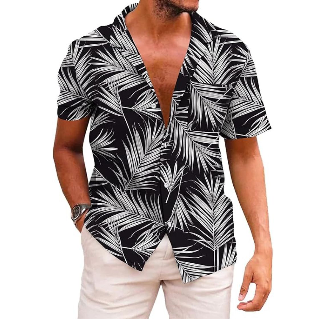 Top Quality Men Hawaiian T Shirt Adult Wear Hot Selling Comfortable Cheap Price Breathable men's shirts with Custom Logo/designs