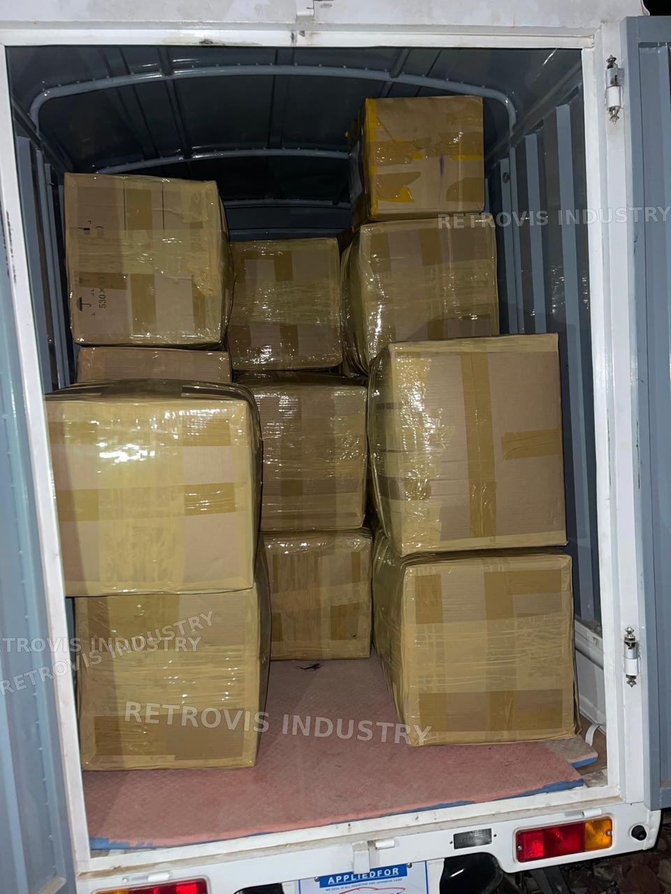 Packed cartons