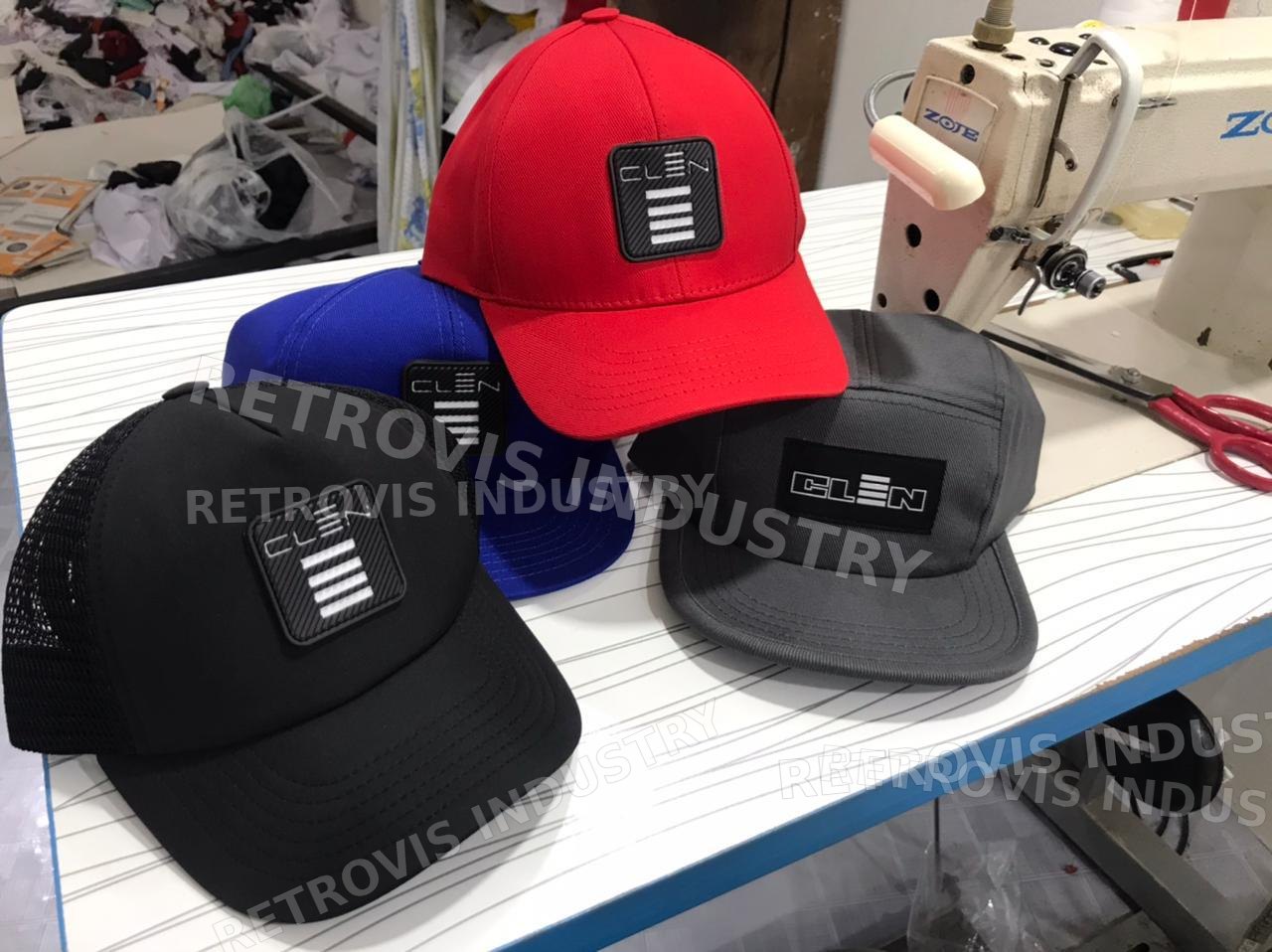 Custom caps produced on our floor